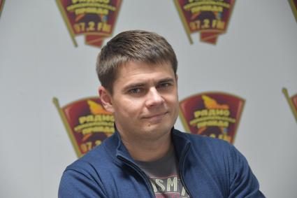 Москва. Депутат Государственной думы РФ Сергей Боярский на радио `Комсомольская правда`.