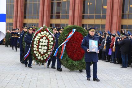 Диск364. Мытищи. Федеральное военное мемориальное кладбище. Прощание с космонавтом Алексеем Леоновым. 2019