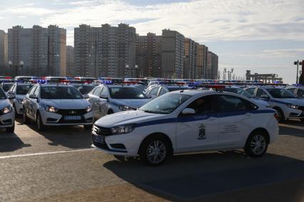 Ставрополь.  Автопарк главного управления МВД России по Ставрополью пополнили 222 новых служебных автомобилей.