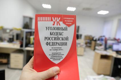 Санкт-Петербург.  Уголовный кодекс Российской Федерации.