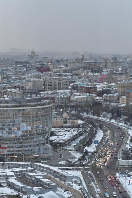 Москва.  Вид на город.