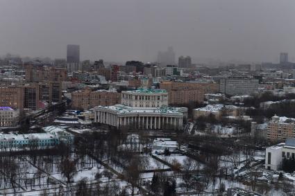 Москва.   Вид на Центральный академический театр Российской армии.