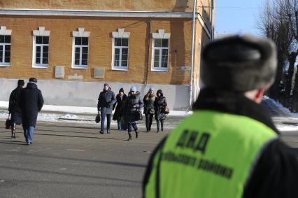 Екатеринбург. Группа добровольных народных дружинников во время охраны обшественного порядка в городе