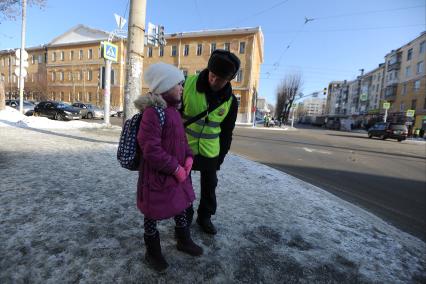 Екатеринбург. Группа добровольных народных дружинников во время охраны обшественного порядка в городе