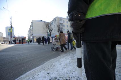 Екатеринбург. Группа добровольных народных дружинников во время охраны обшественного порядка в городе