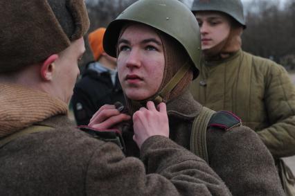 Санкт-Петербург. На Марсовом поле в день 76-летия полного освобождения Ленинграда от фашистской блокады.