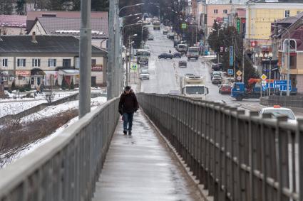 Ржев. Вид на новый мост через Волгу.