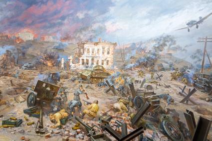 Ржев. В музее Великой Отечественной войны.