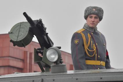 Москва. На церемонии прощания с маршалом Советского Союза Дмитрием Язовым на Федеральном военном мемориальном кладбище в Мытищах.