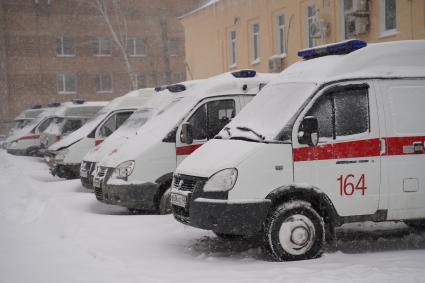 Самара. Машины скорой помощи.