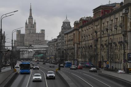 Москва. Вид на Большую Садовую улицу.