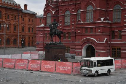 Москва. Памятник маршалу Георгию Жукову.