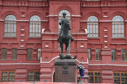 Москва. Памятник маршалу Георгию Жукову.