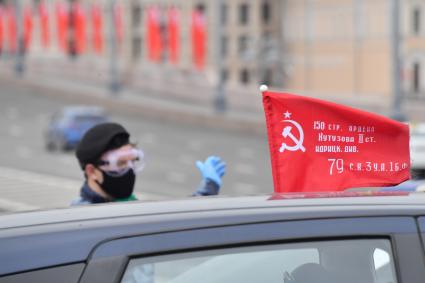 Москва.  Во время воздушного парада Победы в Москве.