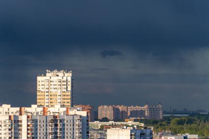 Москва. Вид на жилой район города.