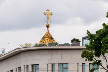 Москва. Купол храма Христа Спасителя.