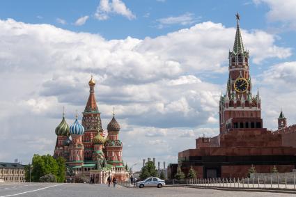 Москва. Вид на Красную площадь.