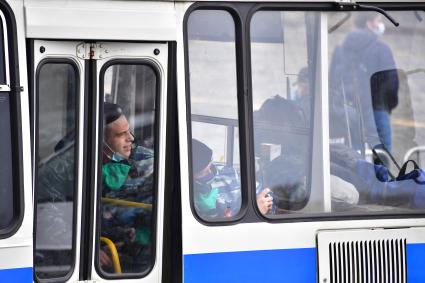 Москва. Во время воздушного парада Победы в Москве.