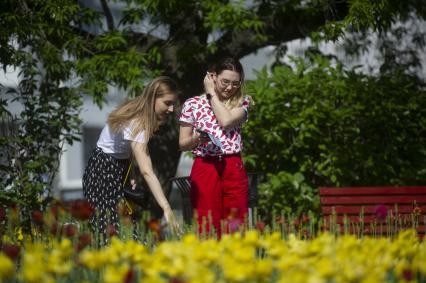 Екатеринбург. Горожане во время режима самоизоляции введеного для нераспространения новой коронавирусной инфекции COVID-19