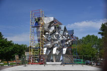 Московская область, Подольск.  Мемориальный комплекс памятник Подольским курсантам.