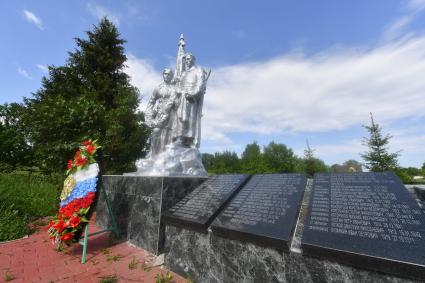 Московская область, Смолино. Мемориал воинам  павшим в Великой Отечественной войне.