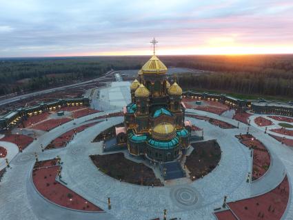 Московская область, Кубинка. Главный храм Вооруженных сил РФ в парке `Патриот`.