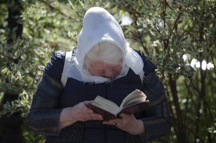 Екатеринбург. Верующие перед началом третьего епархиального суда о поведении заштатного клирика Екатеринбургской епархии, схиигумена Сергия Романова (Николай Романов), настоятеля Среднеуральского женского монастыря, пришедшие в его поддержку