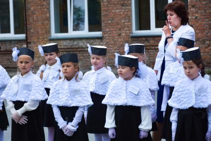 Новосибирск.  День знаний в Сибирском кадетском корпусе.