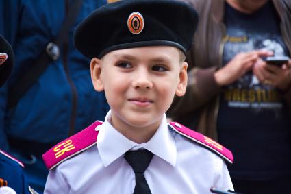 Новосибирск. День знаний в Сибирском кадетском корпусе.