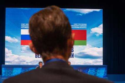 Белоруссия. Минск. Во время VII Форума регионов России и Белоруссии.