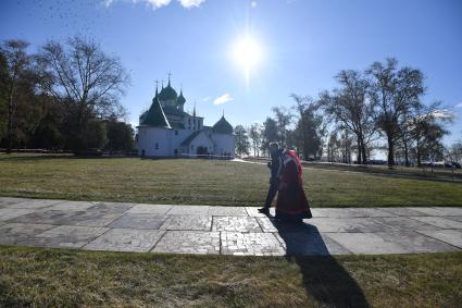 Тульская область.  Храм Сергия Радонежского на Куликовом поле.