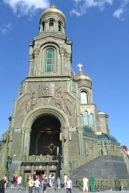 Московская область, Кубинка. Храм Воскресения Христова - Главный храм Вооруженных сил РФ в парке `Патриот`.