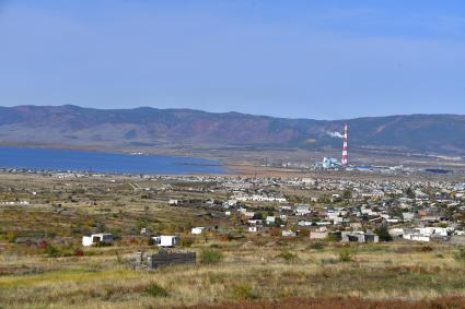 Бурятия. г.Гусиноозёрск. Виды города и ГРЭС.