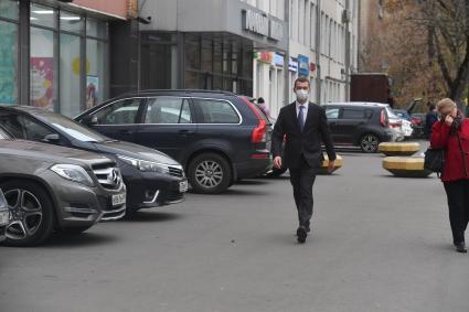 Москва. Временно исполняющий обязанности губернатора Хабаровского края Михаил Дегтярев в  `Комсомольской  правде`.