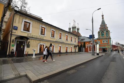 Москва.  Ресторан `Абрамовъ`на Большой Полянке.