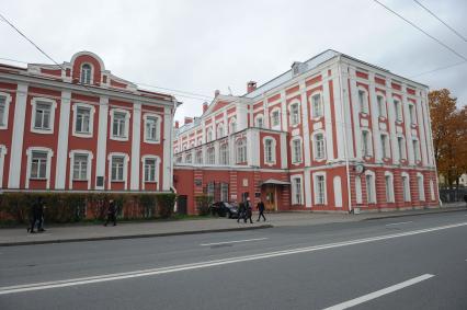 Санкт-Петербург. Здание Санкт-Петербургского государственного университета (СПбГУ), где преподавал доцент Олег Соколов, подозреваемый в убийстве своей аспирантки Анастасии Ещенко.