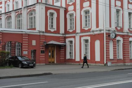 Санкт-Петербург. Здание Санкт-Петербургского государственного университета (СПбГУ), где преподавал доцент Олег Соколов, подозреваемый в убийстве своей аспирантки Анастасии Ещенко.