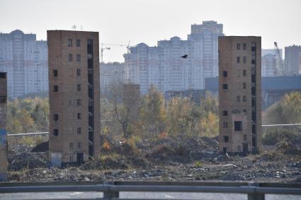 Москва. Территория бывшего завода имени Лихачева (ЗИЛ).