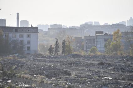 Москва.   Территория бывшего завода имени Лихачева (ЗИЛ).