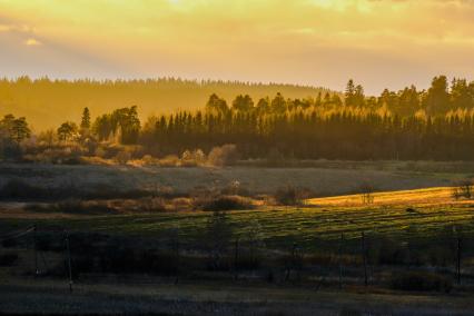 Карелия.  Осенний пейзаж.