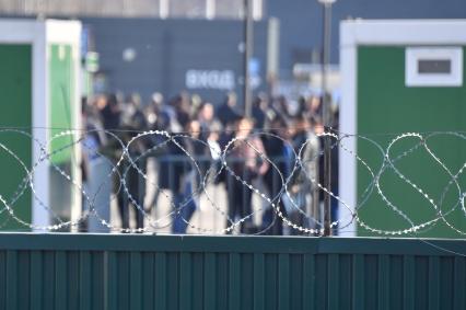 Москва. Многофункциональный миграционный центр у деревни Сахарово.