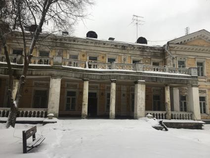 Московская область. Вид санатория `Узкое`,  расположенном в бывшем особняке Трубецких .