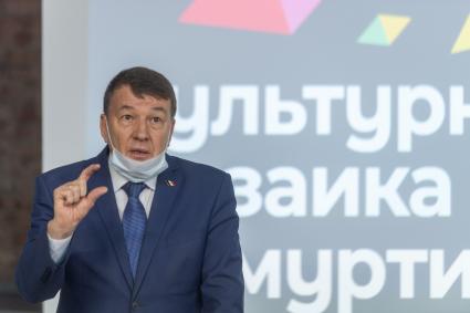 Ижевск. Встреча с министром культуры Удмуртии Владимиром Соловьевым в Штабе городских проектов `Лифт`.