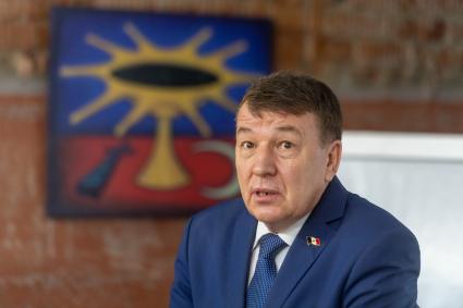 Ижевск. Встреча с министром культуры Удмуртии Владимиром Соловьевым в Штабе городских проектов `Лифт`.