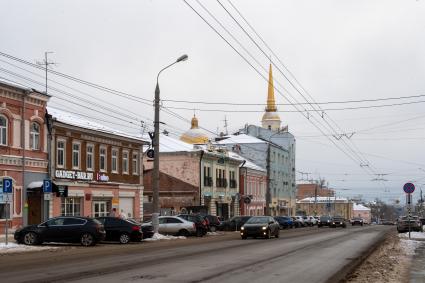 Ижевск. Вид на одну из улиц города.