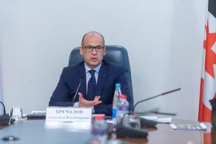 Ижевск. Встреча с главой Республики Удмуртия Александром Бречаловым .