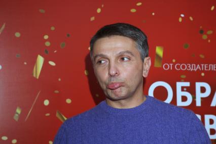 Кинотеатр ОКТЯБРЬ. Премьера фильма ОБРАТНАЯ СВЯЗЬ. 2020. На снимке: актер Леонид Барац