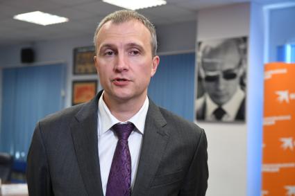 Москва. Заместитель начальника управления Генпрокуратуры РФ по УрФО Андрей Курьяков после пресс-конференции, посвященной тайне `Перевала Дятлова`.