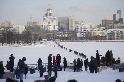 Екатеринбург. Несанкционированный митинг сторонников оппозиционера Алексея Навального