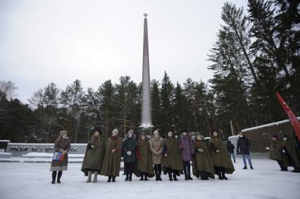 Екатеринбург. Широкореченский мемориал. Торжественный митинг, посвященный Дню снятия блокады Ленинграда